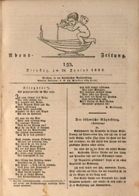 Abend-Zeitung Dienstag 24. Juni 1823