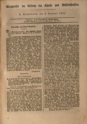 Abend-Zeitung Samstag 4. Januar 1823