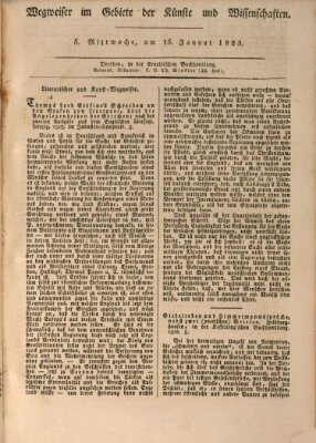 Abend-Zeitung Mittwoch 15. Januar 1823