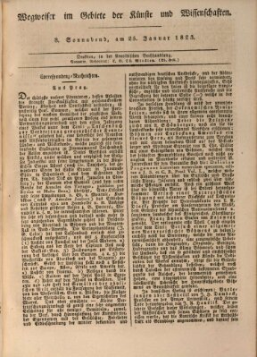 Abend-Zeitung Samstag 25. Januar 1823