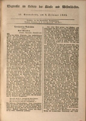 Abend-Zeitung Samstag 8. Februar 1823