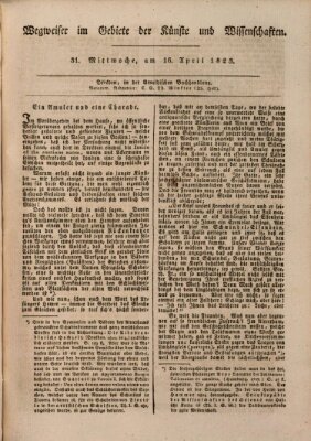 Abend-Zeitung Mittwoch 16. April 1823