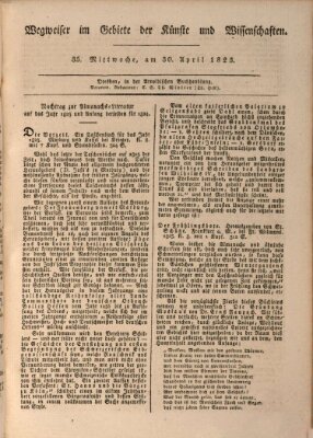 Abend-Zeitung Mittwoch 30. April 1823