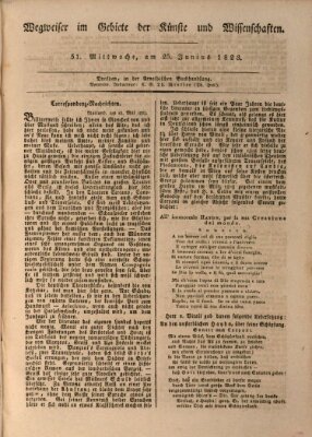 Abend-Zeitung Mittwoch 25. Juni 1823