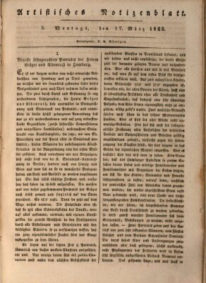 Abend-Zeitung Montag 17. März 1823