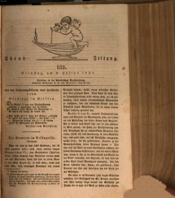 Abend-Zeitung Dienstag 8. Juli 1823