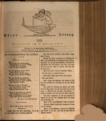 Abend-Zeitung Samstag 12. Juli 1823