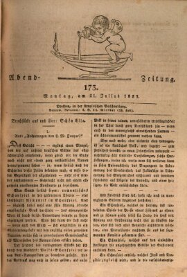 Abend-Zeitung Montag 21. Juli 1823