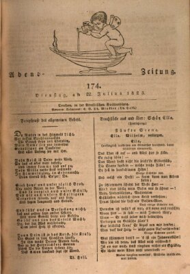 Abend-Zeitung Dienstag 22. Juli 1823