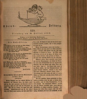 Abend-Zeitung Dienstag 29. Juli 1823