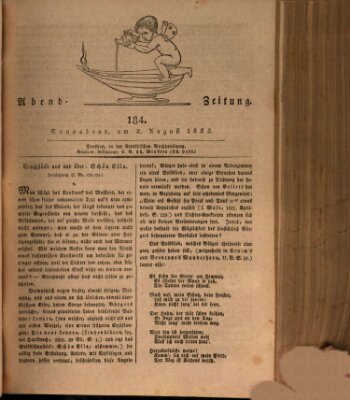 Abend-Zeitung Samstag 2. August 1823