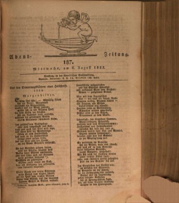 Abend-Zeitung Mittwoch 6. August 1823