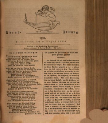 Abend-Zeitung Samstag 9. August 1823