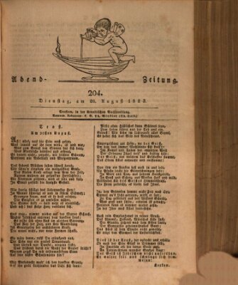 Abend-Zeitung Dienstag 26. August 1823