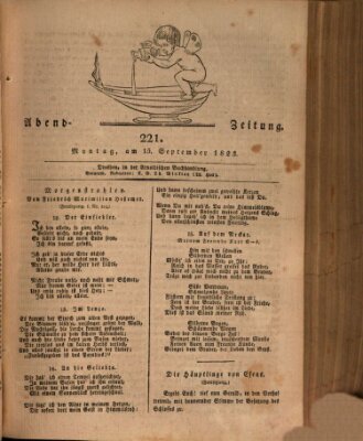 Abend-Zeitung Montag 15. September 1823