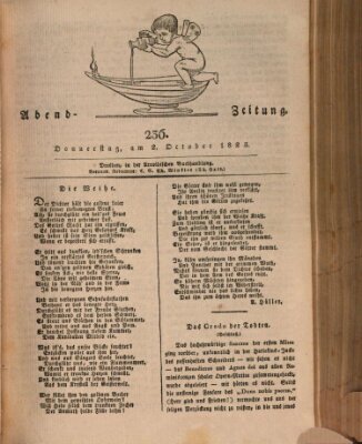 Abend-Zeitung Donnerstag 2. Oktober 1823
