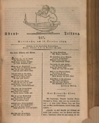 Abend-Zeitung Mittwoch 15. Oktober 1823