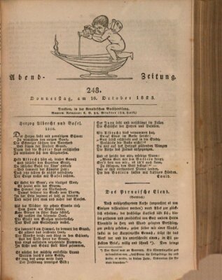 Abend-Zeitung Donnerstag 16. Oktober 1823