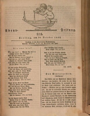 Abend-Zeitung Freitag 24. Oktober 1823