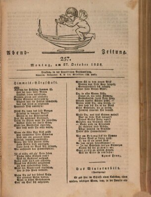 Abend-Zeitung Montag 27. Oktober 1823