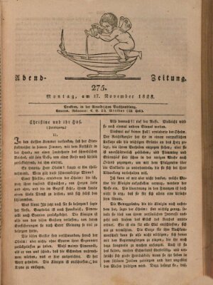 Abend-Zeitung Montag 17. November 1823