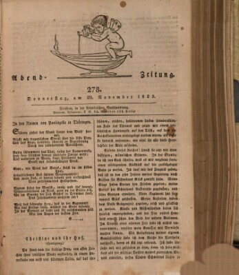 Abend-Zeitung Donnerstag 20. November 1823