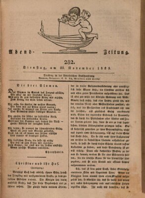 Abend-Zeitung Dienstag 25. November 1823