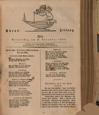 Abend-Zeitung Donnerstag 27. November 1823