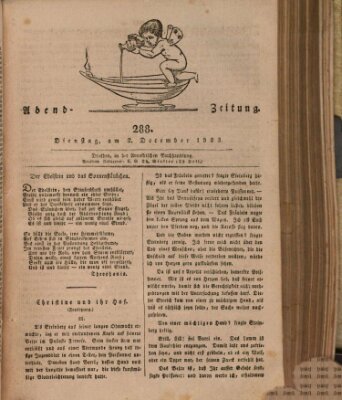 Abend-Zeitung Dienstag 2. Dezember 1823