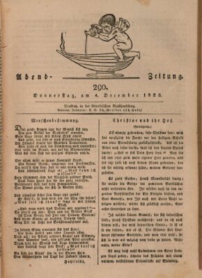 Abend-Zeitung Donnerstag 4. Dezember 1823