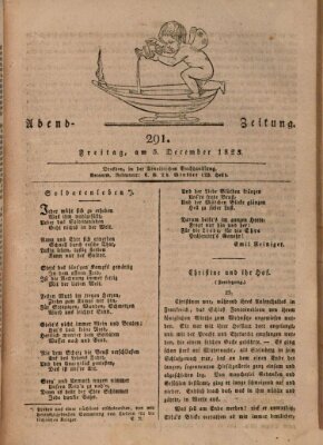 Abend-Zeitung Freitag 5. Dezember 1823