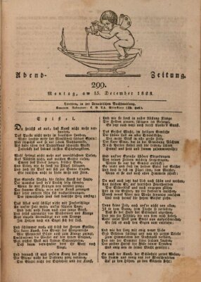 Abend-Zeitung Montag 15. Dezember 1823