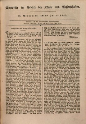 Abend-Zeitung Samstag 19. Juli 1823