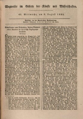 Abend-Zeitung Mittwoch 6. August 1823