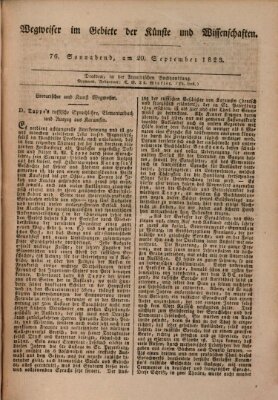 Abend-Zeitung Samstag 20. September 1823