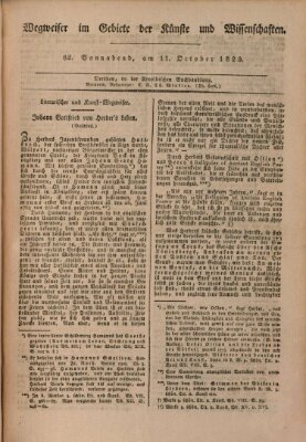 Abend-Zeitung Samstag 11. Oktober 1823