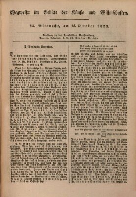 Abend-Zeitung Mittwoch 15. Oktober 1823