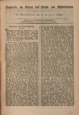 Abend-Zeitung Samstag 18. Oktober 1823