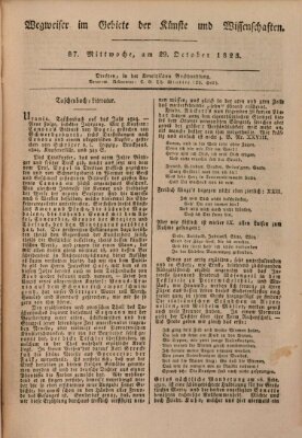 Abend-Zeitung Mittwoch 29. Oktober 1823