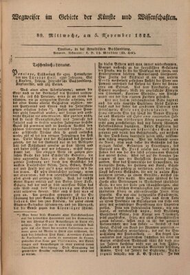 Abend-Zeitung Mittwoch 5. November 1823