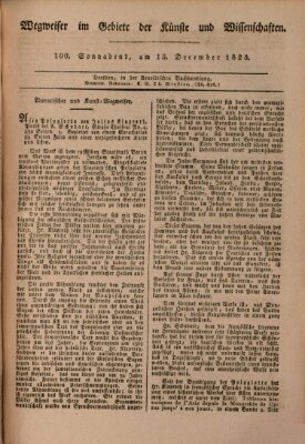 Abend-Zeitung Samstag 13. Dezember 1823