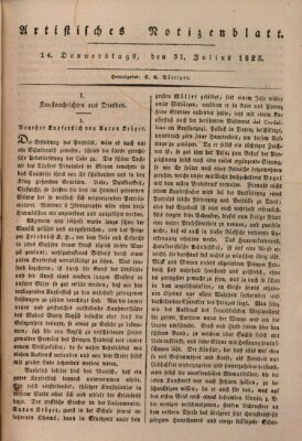 Abend-Zeitung Donnerstag 31. Juli 1823