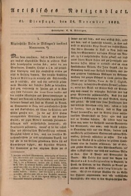 Abend-Zeitung Montag 24. November 1823