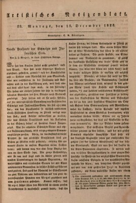 Abend-Zeitung Montag 15. Dezember 1823