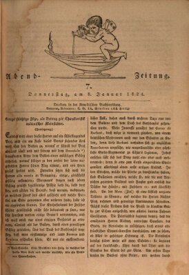 Abend-Zeitung Donnerstag 8. Januar 1824