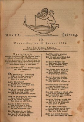 Abend-Zeitung Donnerstag 22. Januar 1824