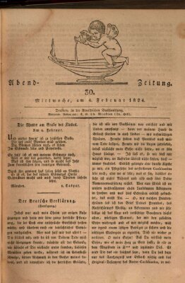 Abend-Zeitung Mittwoch 4. Februar 1824