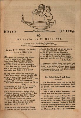 Abend-Zeitung Mittwoch 17. März 1824