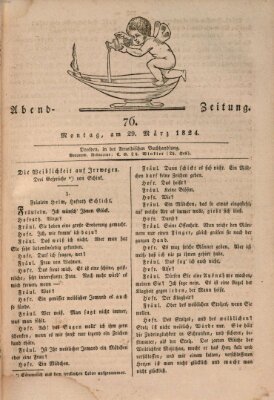 Abend-Zeitung Montag 29. März 1824