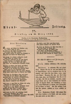 Abend-Zeitung Dienstag 30. März 1824